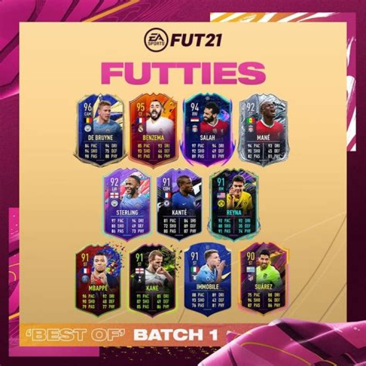 FIFA 21 FUTTIES Batch 1 revealed: De Bruyne, Benzema, Sterling
