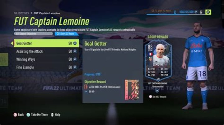 FIFA 22 Live FUT Friendly: Community Challenge Requirements