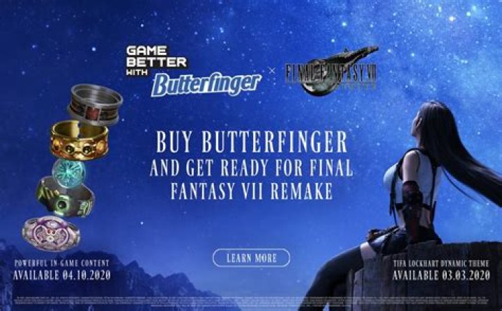 Final Fantasy 7 Remake Butterfinger DLC: How to Get