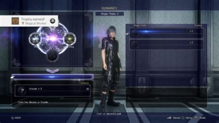 Final Fantasy XV Magic Spell Crafting Guide