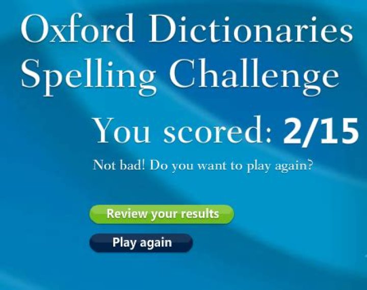 Find How Well You Really Spell