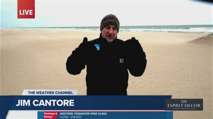 	Forget the cone. Where is The Weather Channel’s Jim Cantore?	