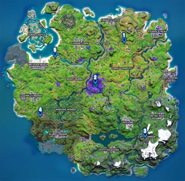 Fortnite Week 2 Alien Artifacts Locations: Full List