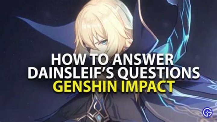 Genshin Impact Dainsleif Questions: What to Say