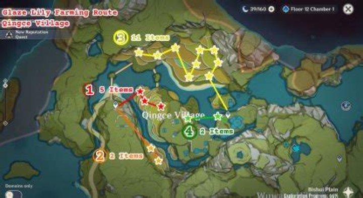 Genshin Impact: Glaze Lily Locations