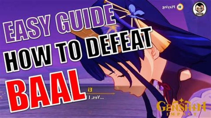 Genshin Impact: How to Defeat Baal