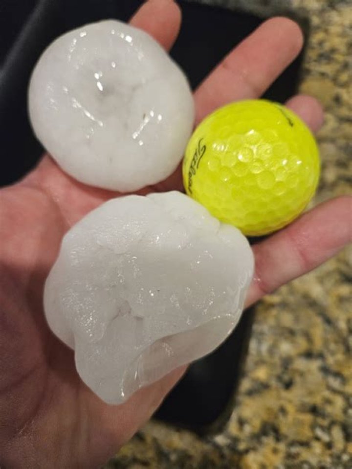 Hail Hazard: Golf Ball-Sized Ice Blocks Fall From Sky