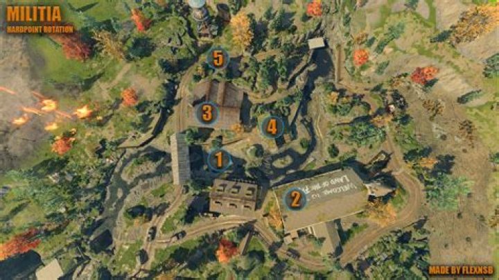 Hardpoint Rotations for every Black Ops 4 competitive CWL map