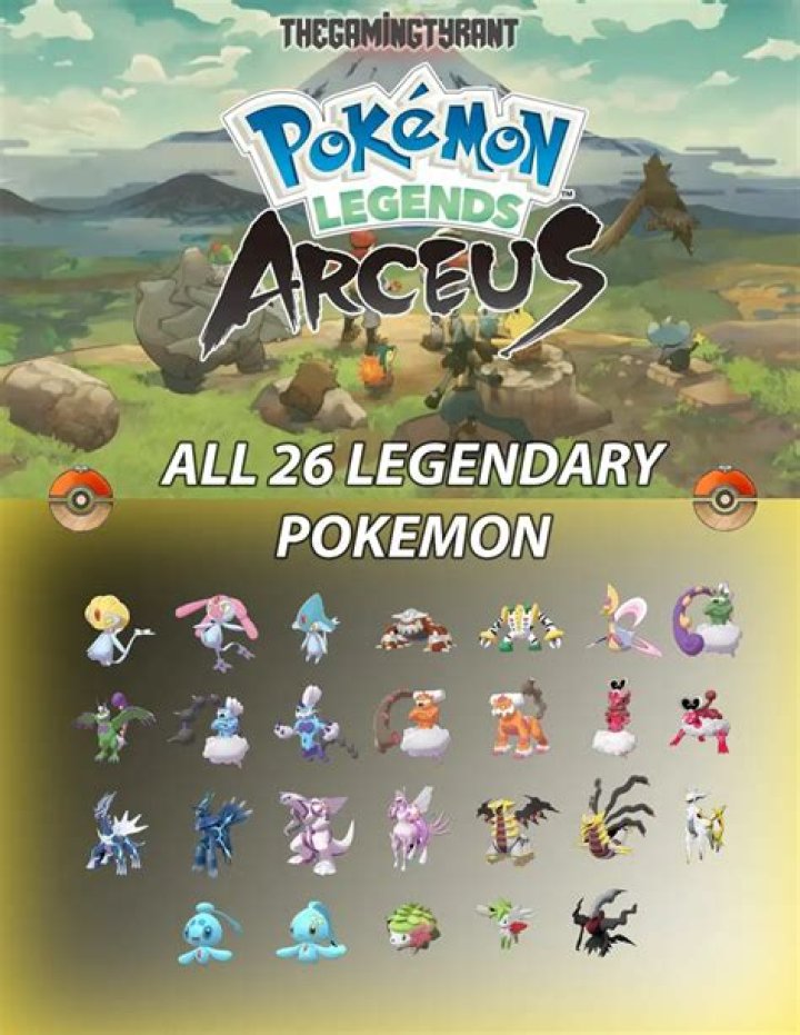 How Many Pokemon Are There in Pokemon Legends: Arceus?