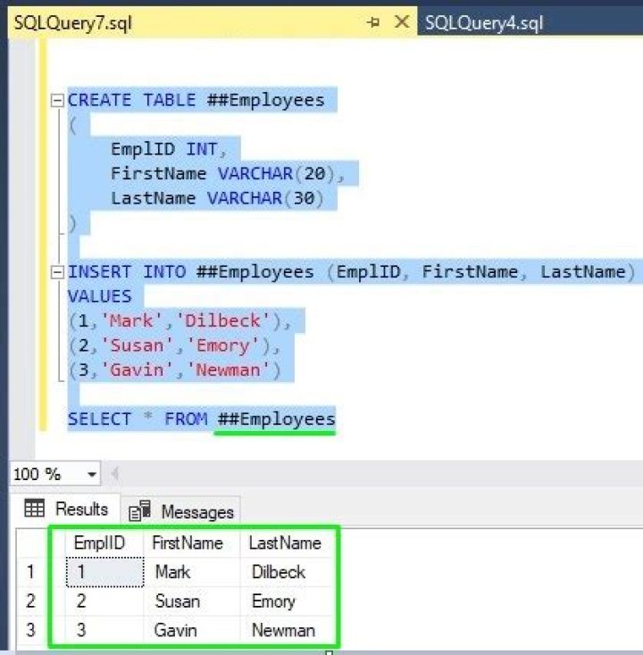 How SQL Server Temp Tables Work