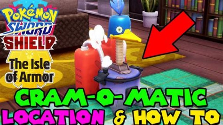 How the Cram-o-matic works in Pokemon Isle of Armor