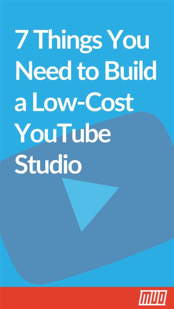 How to Build a Low-Cost YouTube Studio: 7 Things You'll Need