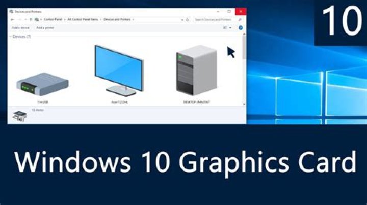 How to Check the Graphics Card on a Windows 10 PC