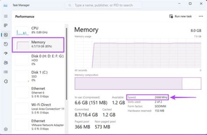 How to Check Your Computer's RAM Speed on Windows