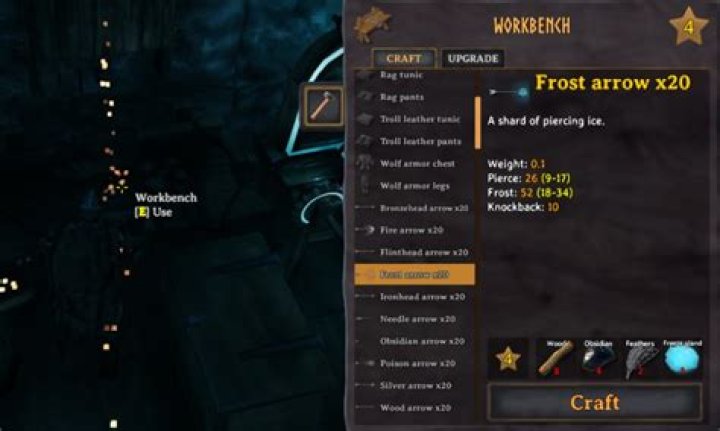 How To Craft Frost Arrows In Valheim