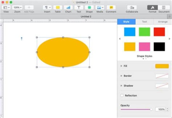 How to Create a Simple Flowchart in Pages on Mac