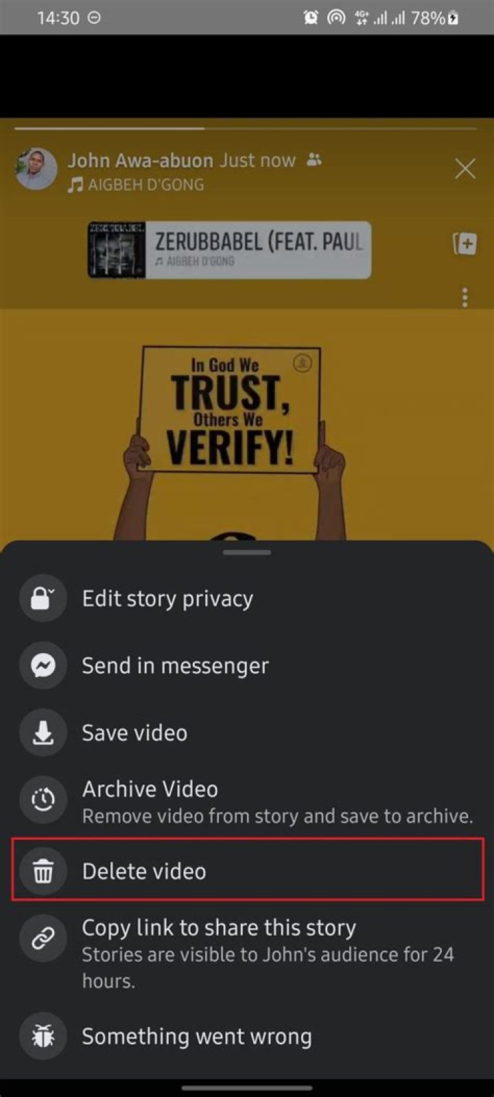 How to Delete a Story on Facebook