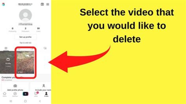 How to delete TikTok videos