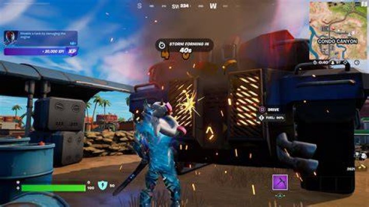 How to Disable a Tank by Damaging the Engine in Fortnite Chapter 3 Season 2