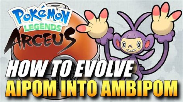 How to Evolve Aipom into Ambipom in Pokemon Legends: Arceus