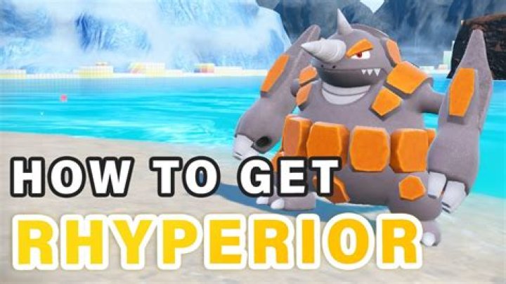 How to Evolve Rhydon into Rhyperior in Pokemon BD/SP