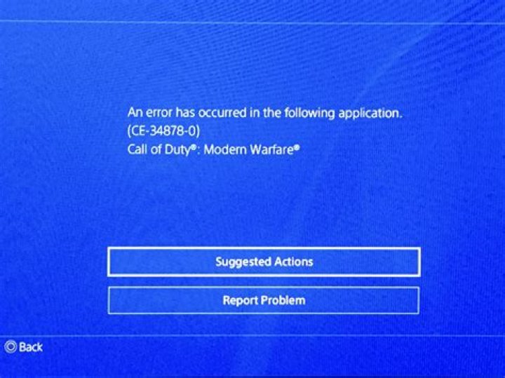 How to fix annoying Warzone CE-34878-0 error code on PS4