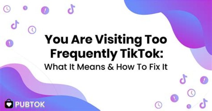 How to fix “you are visiting too frequently