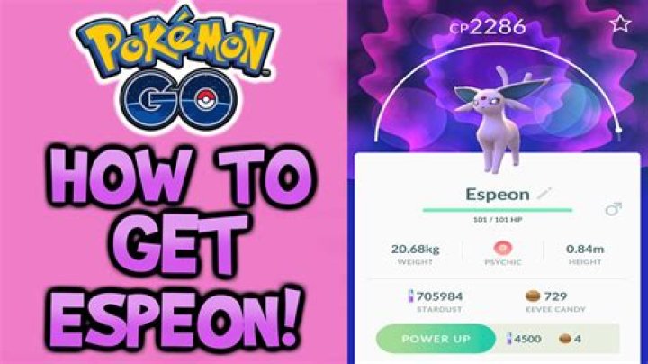 How to Get Espeon in Pokémon GO