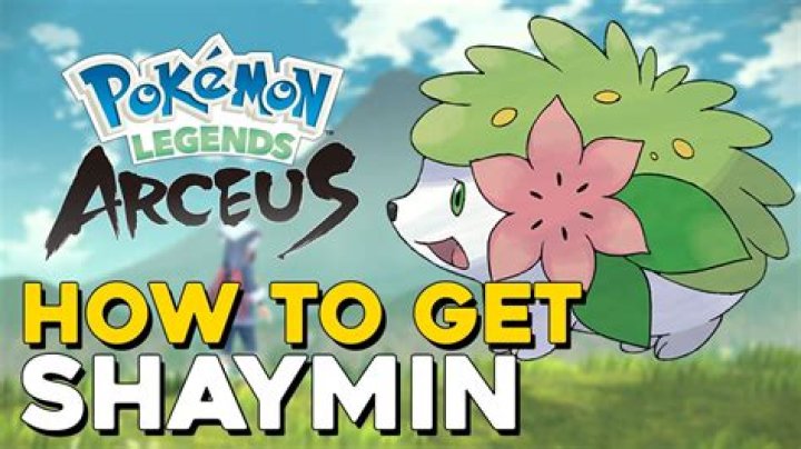 How to Get Shaymin in Pokémon Legends: Arceus