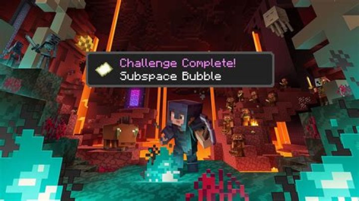 How to get the Subspace Bubble advancement in Minecraft