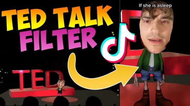 How to get the TED Talk filter on TikTok