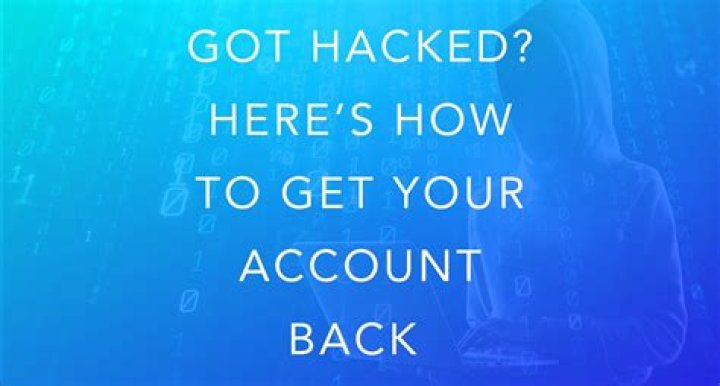 How to Get Your Account Back
