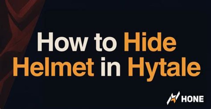 How to Hide Your Helmet