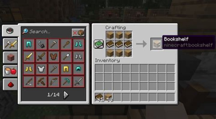 How to make a Bookshelf in Minecraft – Recipe guide