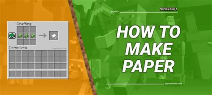 How to make paper in Minecraft – Recipe guide