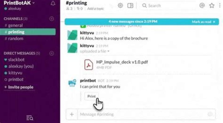 How to Print Slack Documents Using a Single Command