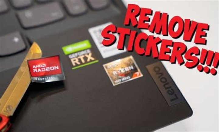 How to Remove Stickers From Your Computer
