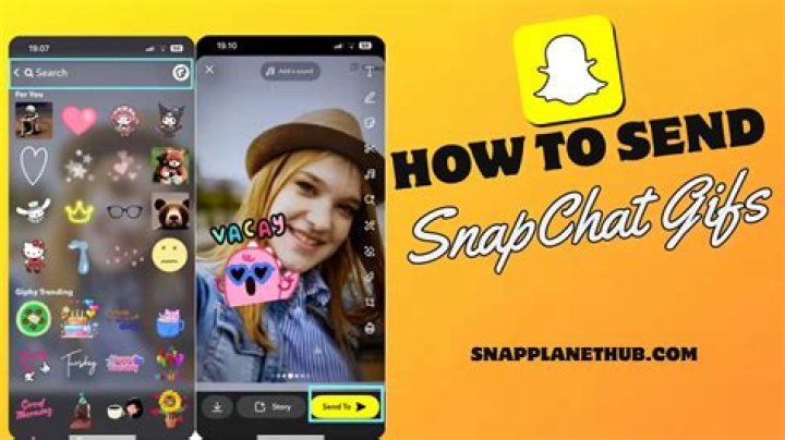 How to Send GIFs on Snapchat