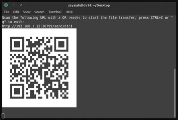 How to Transfer Files Between Linux, Android, and iOS Using qrcp