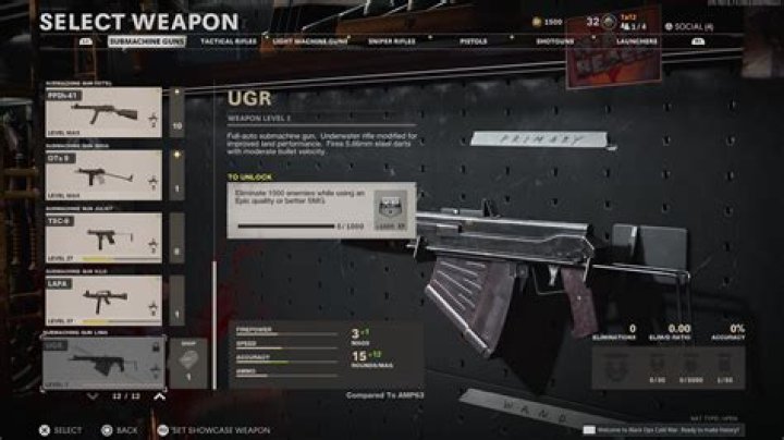 How to Unlock the UGR SMG in Warzone and Black Ops Cold War