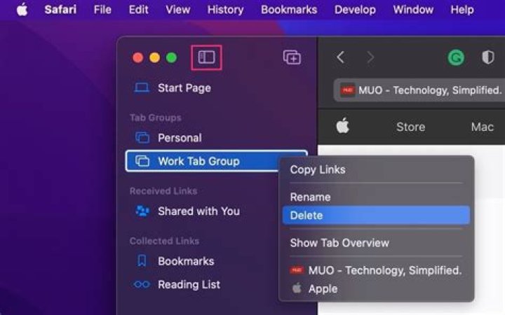 How to Use Safari Tab Groups on Your Mac