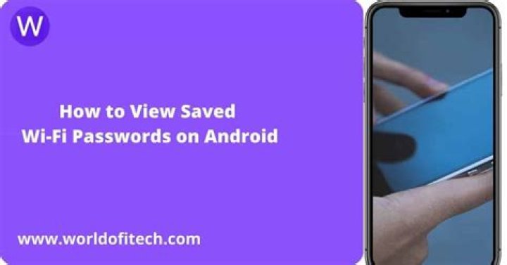 How to View Saved Wi-Fi Passwords on Android