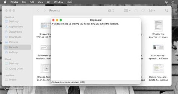 How to View the Clipboard History on a Mac