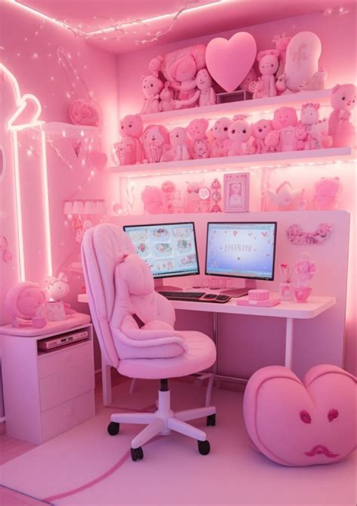 Incredible anime pastel aesthetic gaming setup goes viral