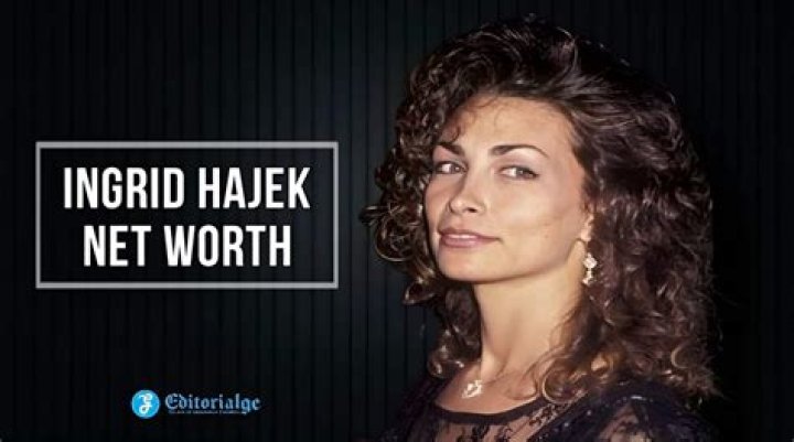 Ingrid Hajek Biography, Age, Career, Husband, Son, Net worth