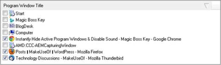 Instantly Hide Active Program Windows & Disable Sound with Magic Boss Key