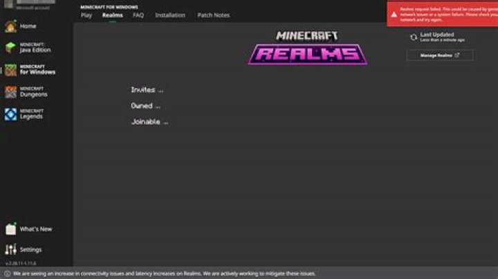 Is Minecraft Realms Down? How to Check if the Servers Are Down