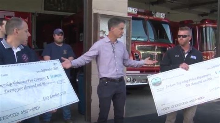 Jackson Twp first responders receive $25K donation from Competitive Power Ventures