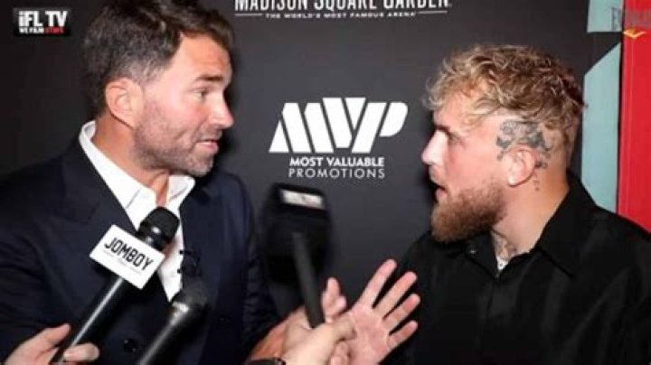 Jake Pauls claims to Eddie Hearn that he will defeat Canelo in the future