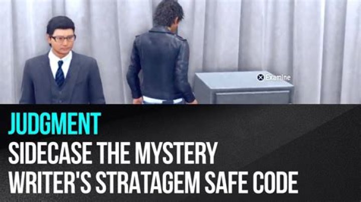 Judgment: What the Safe Code Is (The Mystery Writer’s Stratagem)